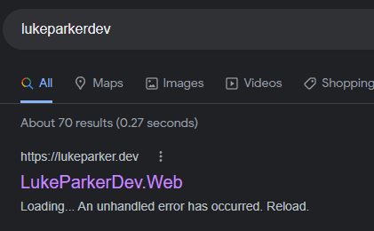 Bad SEO - Google Search Result